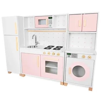 Imagem de Kit Cozinha Infantil com Geladeira e Máquina de Lavar